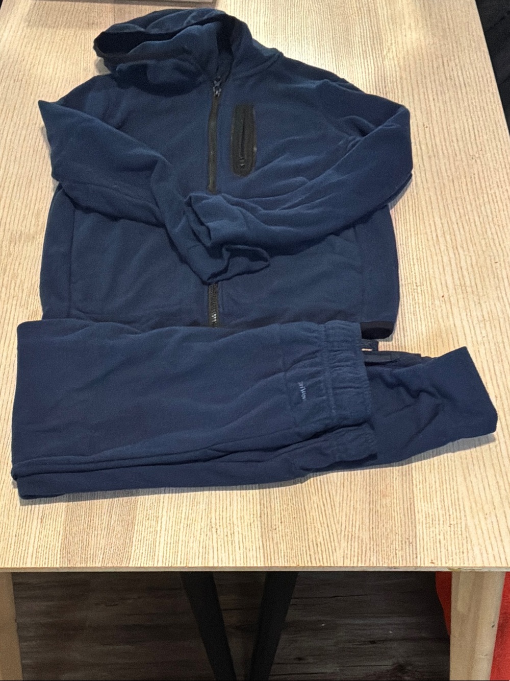 Athletic Works Navy Fleece Jogger Pants for Kids